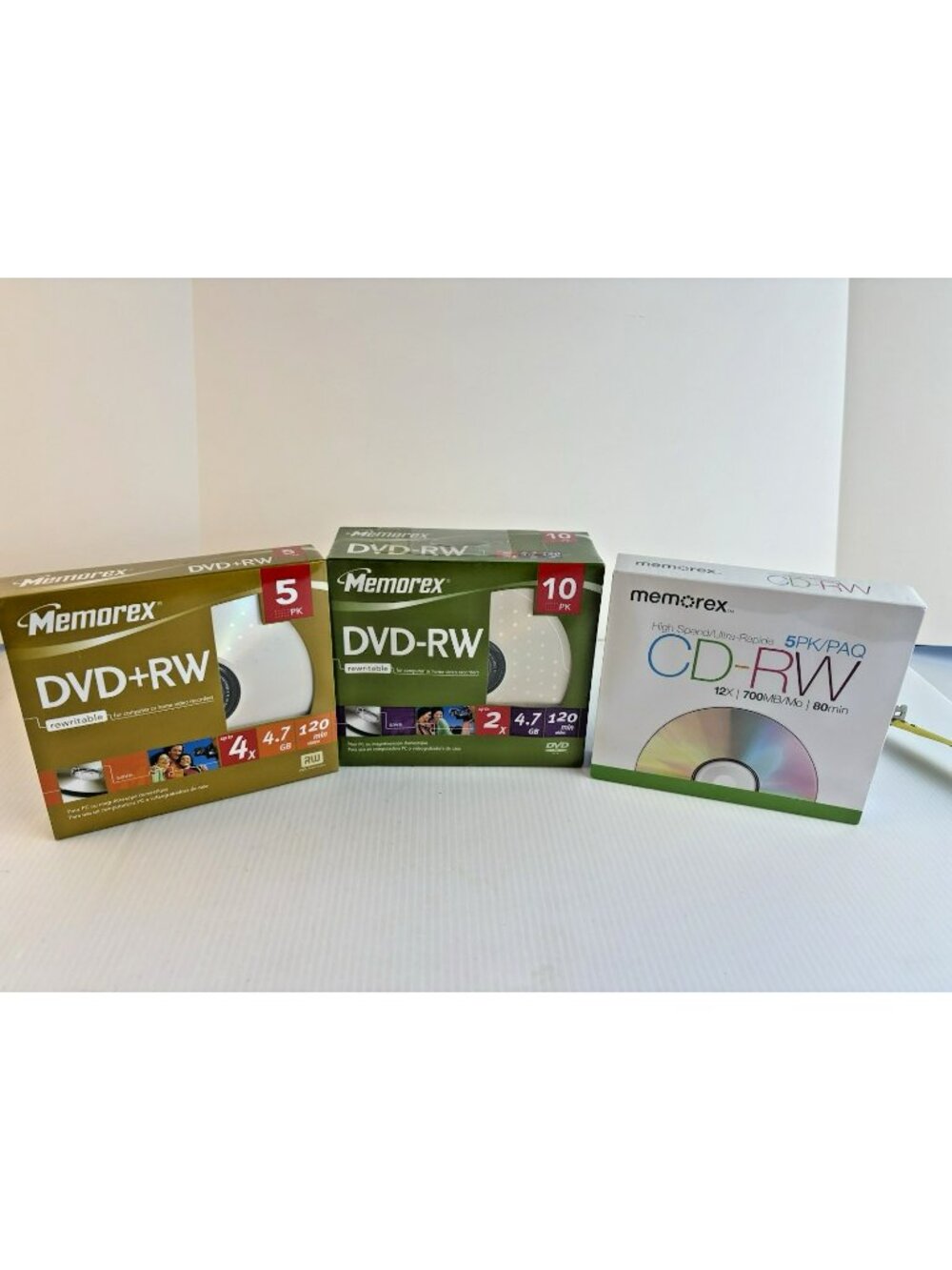 Lot 20 Sealed Memorex DVD-RW Blank Discs New 120 min